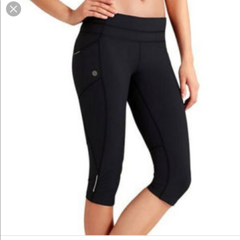 Athleta Dobby Be Free knicker, Black, M